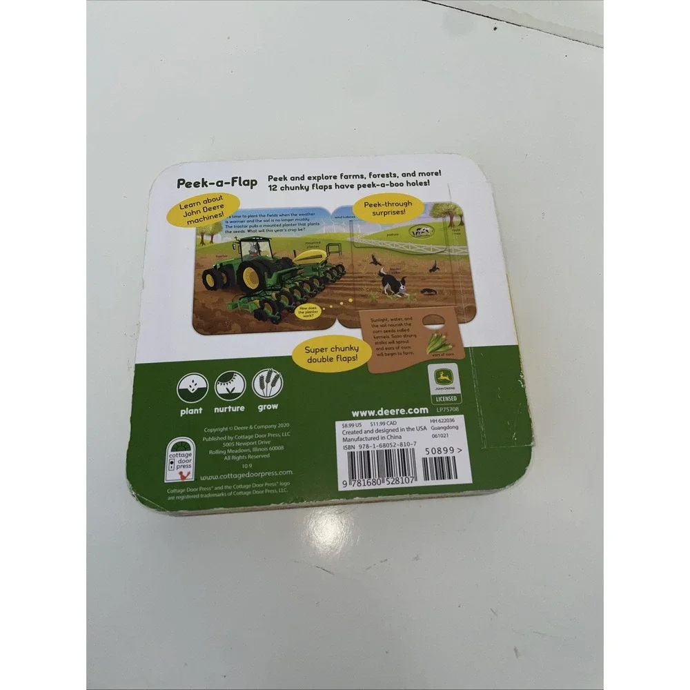 John‎ Deere Peek a Flap Dirt Board Book